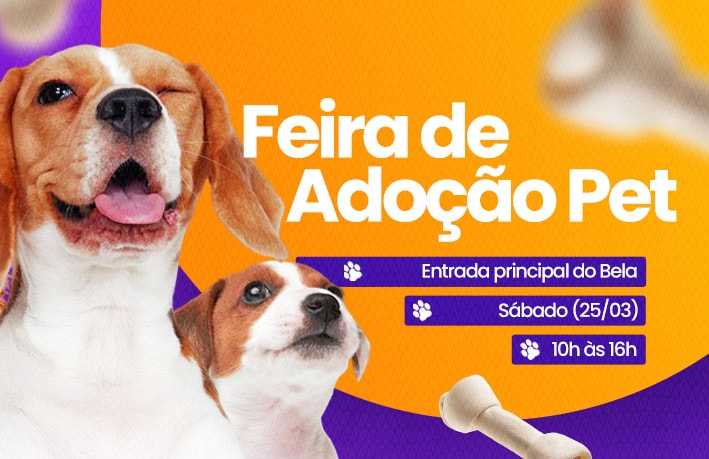 Shopping Bela Vista recebe Feira de Adoção Pet neste sábado 25