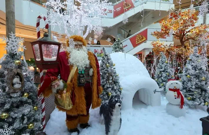 Experiência 4D e efeitos multissensoriais marcam a decoração de Natal do Shopping Bela Vista