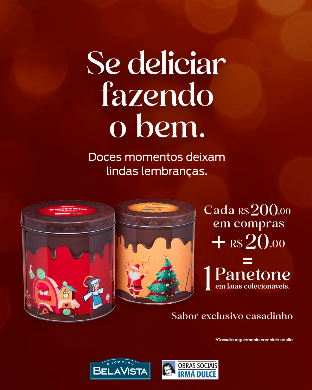 Shopping Bela Vista lança campanha de Natal com os tradicionais panetones da OSID