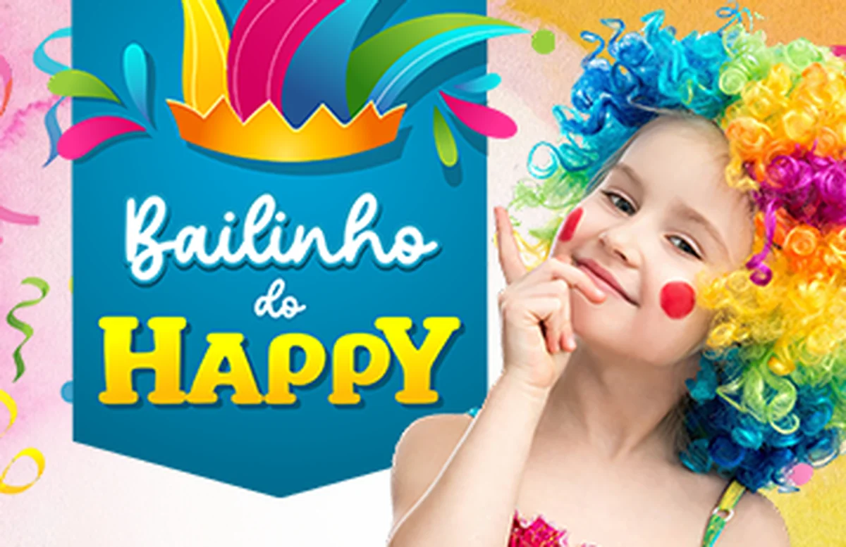 Shopping Bela Vista recebe o Bailinho do Bloco Happy neste domingo (05/02)