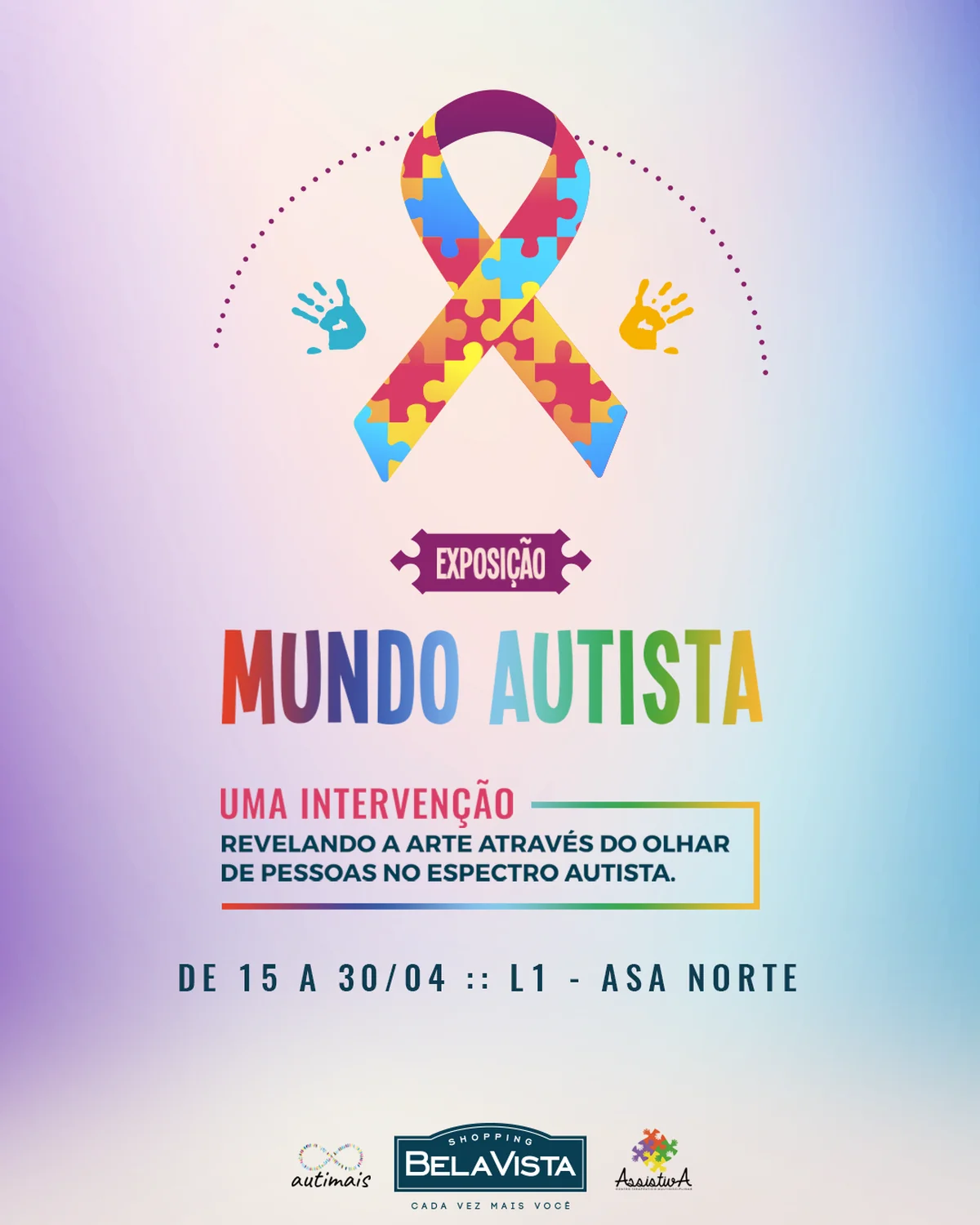 Abril Azul: Shopping Bela Vista realiza várias ações de conscientização sobre o autismo durante o mês