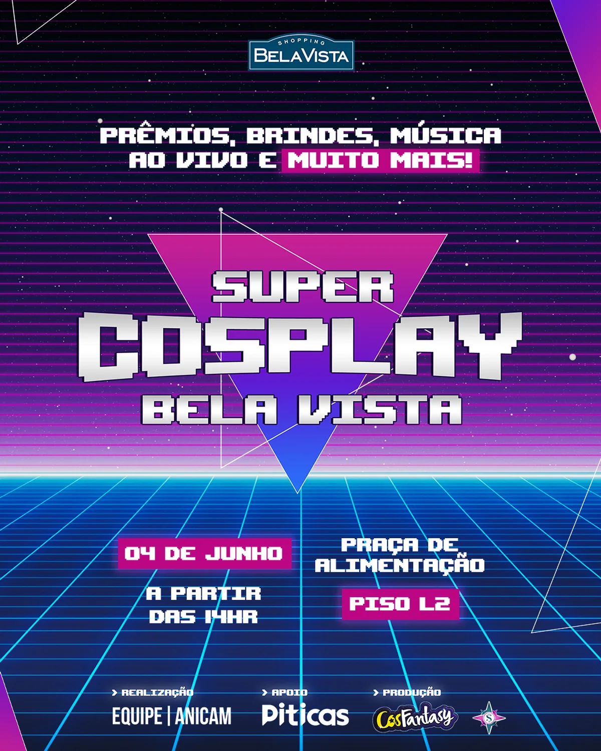 Shopping Bela Vista realiza o concurso Super Cosplay neste domingo (04)