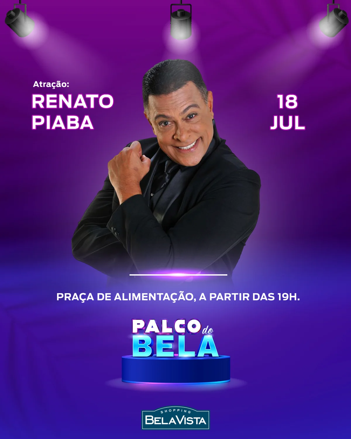 Palco do Bela recebe apresentações de stand-up comedy