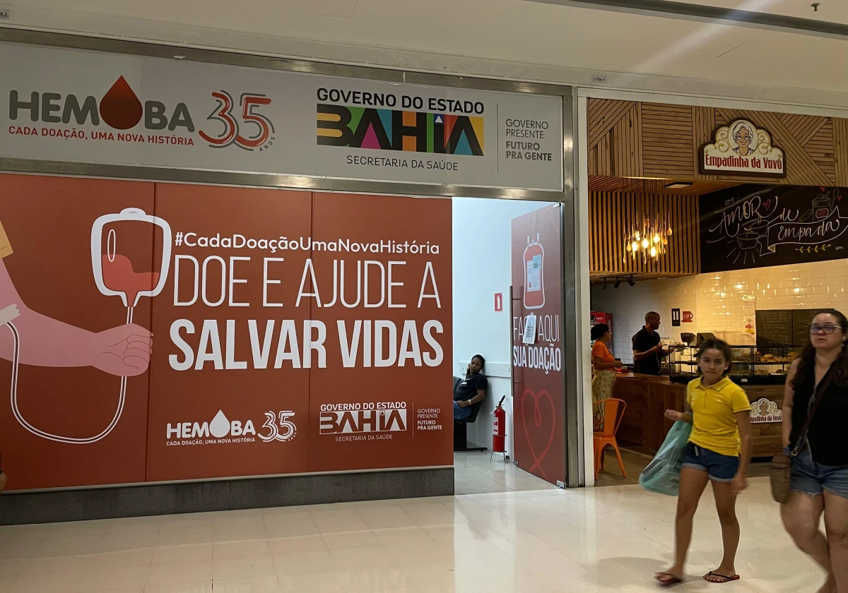 Loja do Hemoba permanece no Shopping Bela Vista até abril