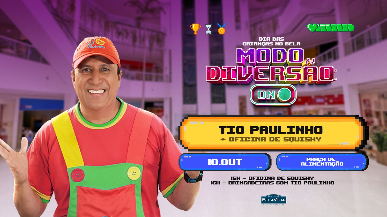 Dia das Crianças | Tio Paulinho e Oficina de Squishy